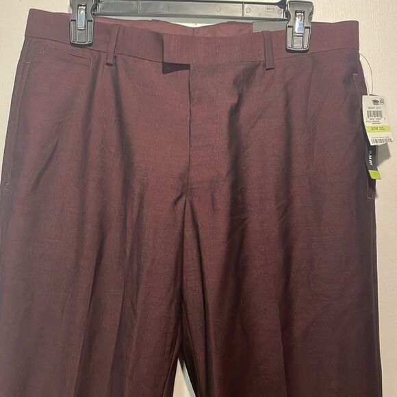 INC International Concepts- NWT “Milan” Slim Fit Straight Leg Pants 30W 32L - Picture 7 of 10